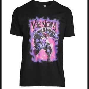 Marvel's Venom Black Adult T-Shirt Purple Smoke Style 3XL